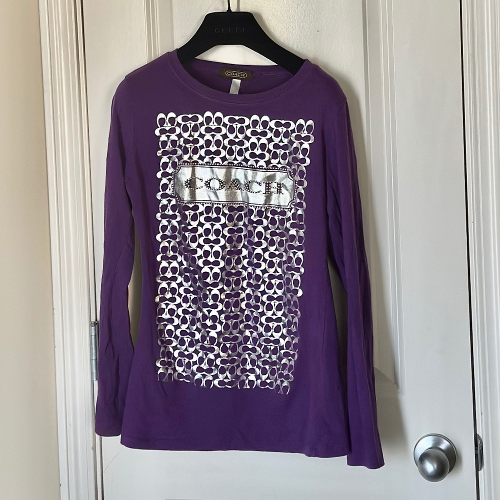 Purple Coach Shirt